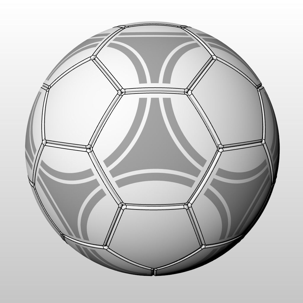 Tango Soccer Ball 3D model_8