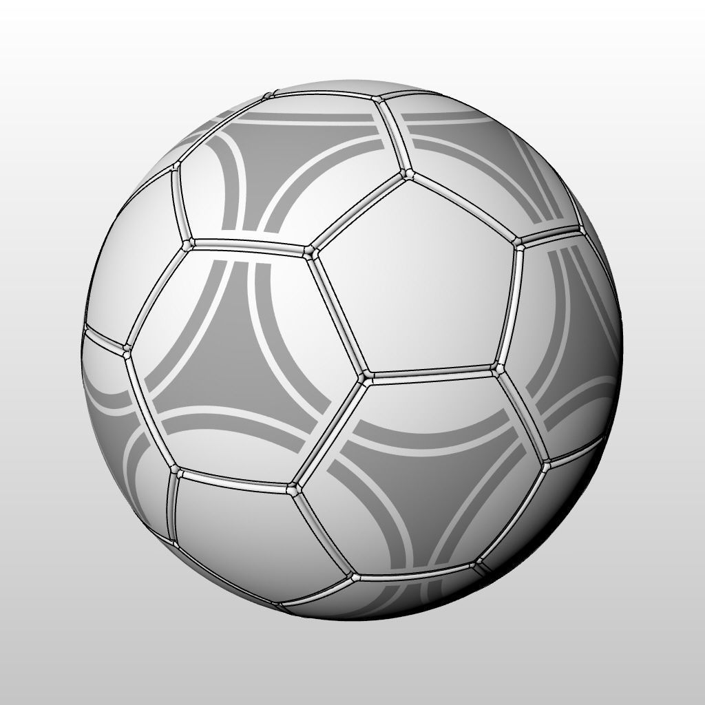 Tango Soccer Ball 3D model_6