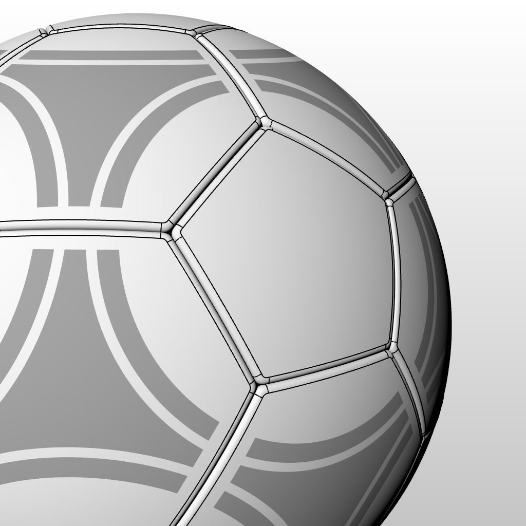 Tango Soccer Ball 3D model_7