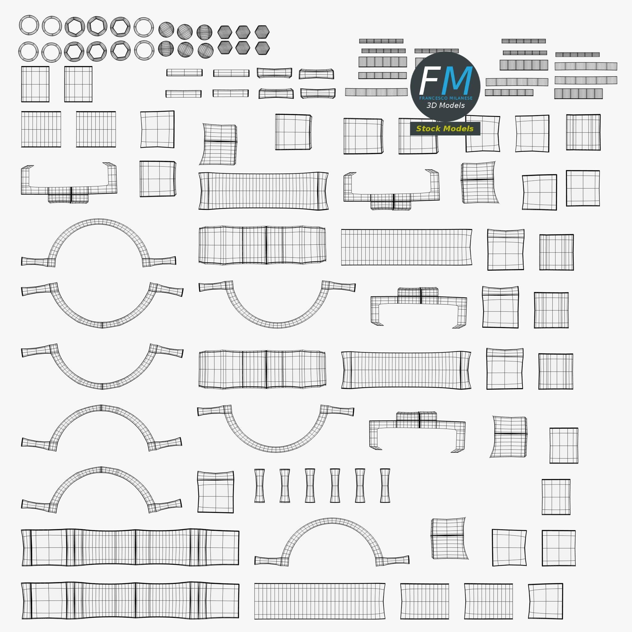 Rifle scope 3D model_13