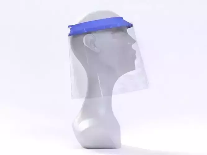 Face Shield for COVID-19 Free 3D print model