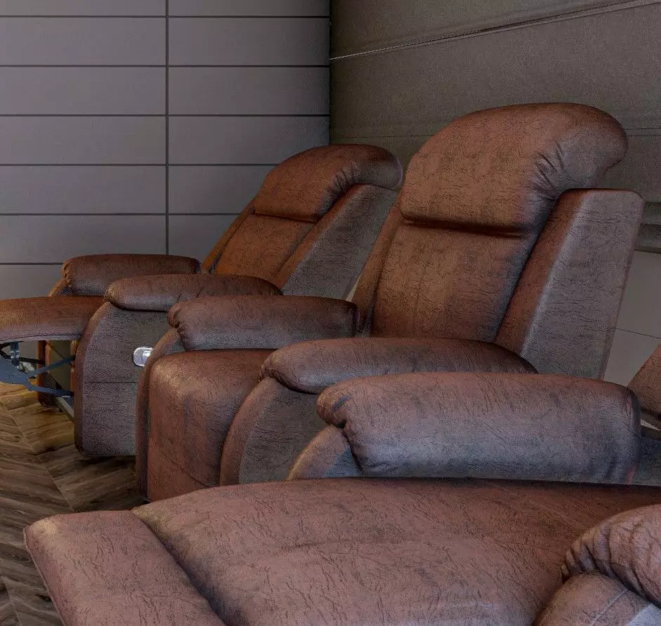 recliner chair 3D model_0