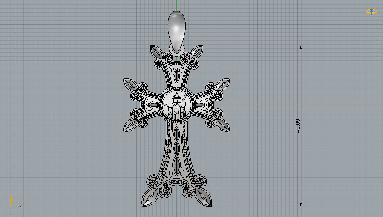 Cross N21  3D print model_2