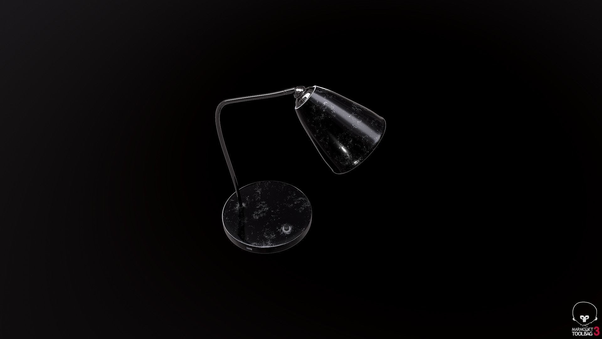 Table Lamp 3D model_2