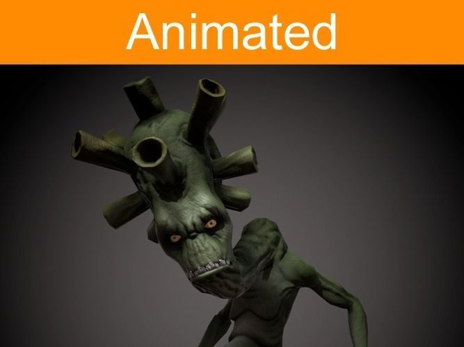 Alien Character Free low-poly 3D model