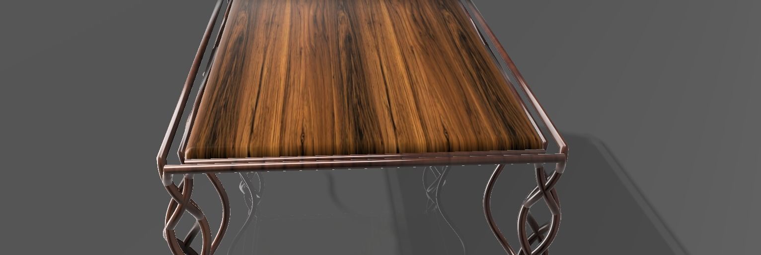 Coffee table version1 3D model_11