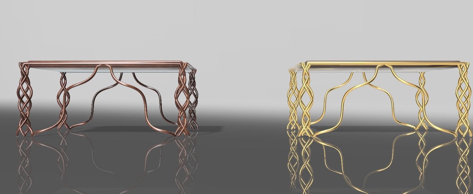 Coffee table version1 3D model_6