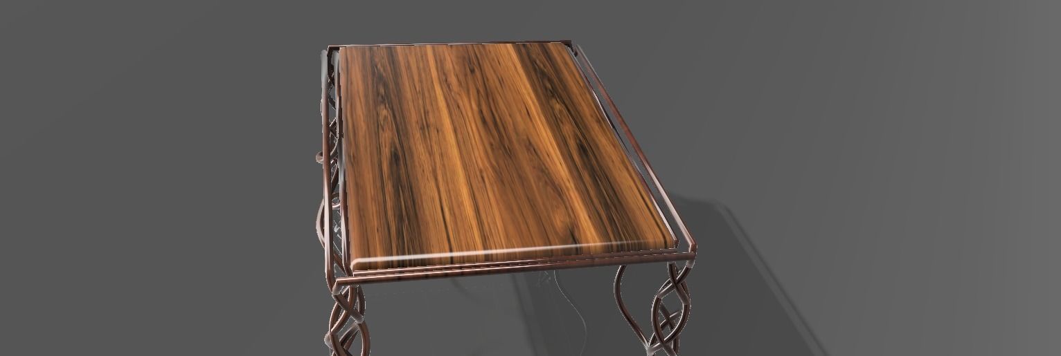 Coffee table version1 3D model_9