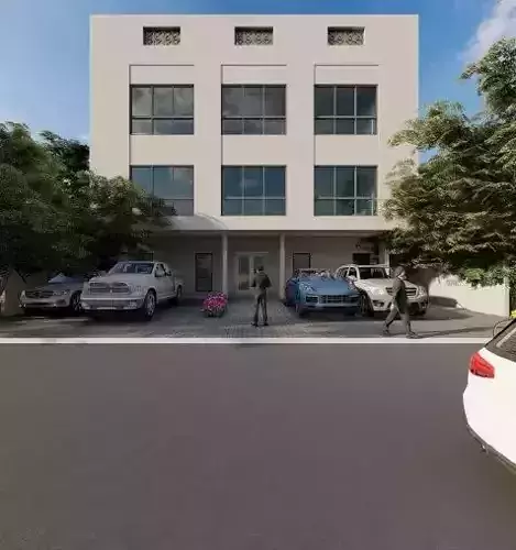 Apartment Building Concept 3D model