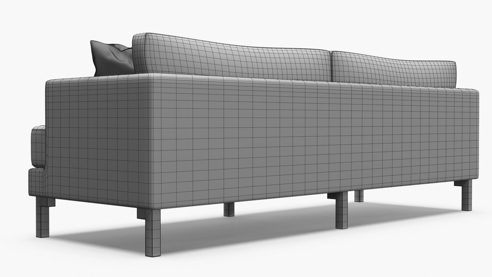 3D model 2-seat sofa Loveseat series by Belnick Winslow 3D model_9