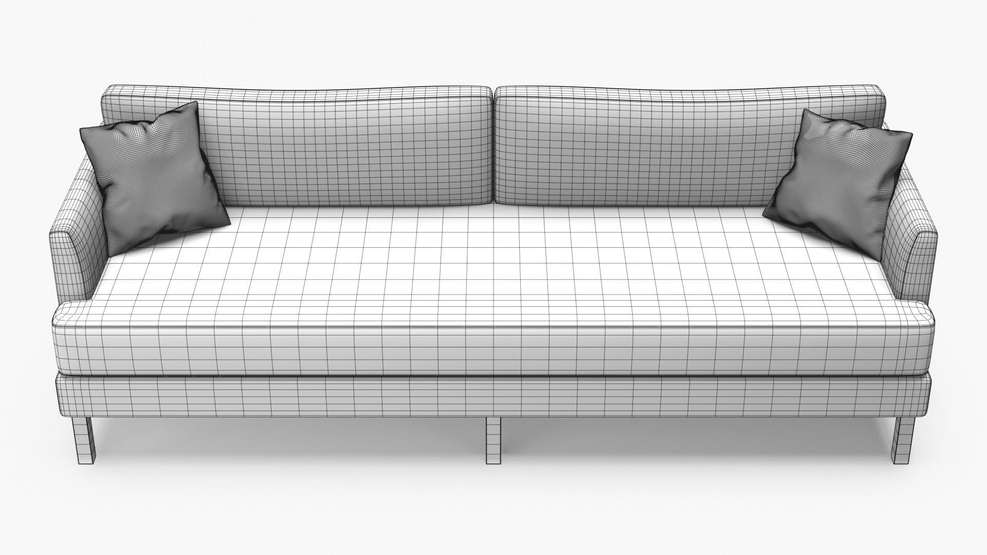 3D model 2-seat sofa Loveseat series by Belnick Winslow 3D model_8