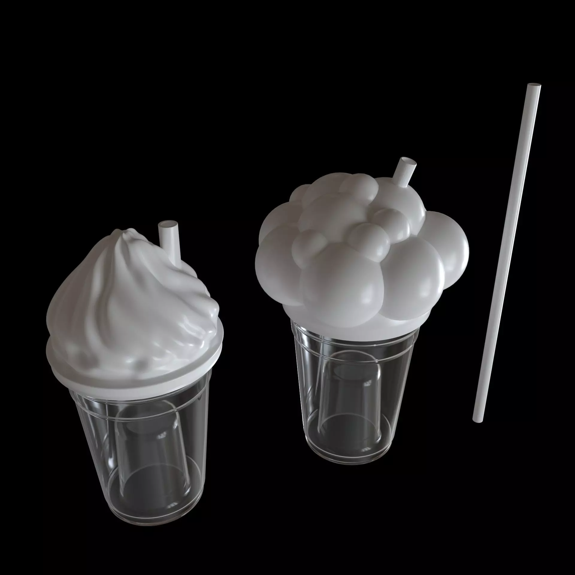 CUP MODEL ice cream 3D model