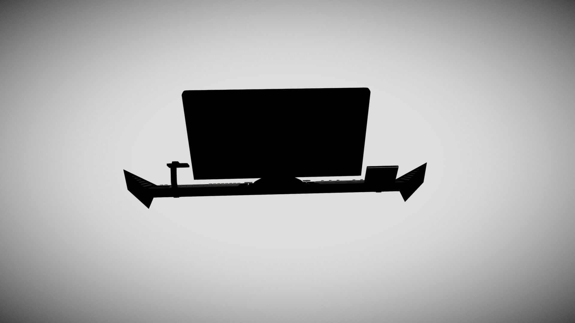 Sci-fi Control Panel Low-poly 3D model_10