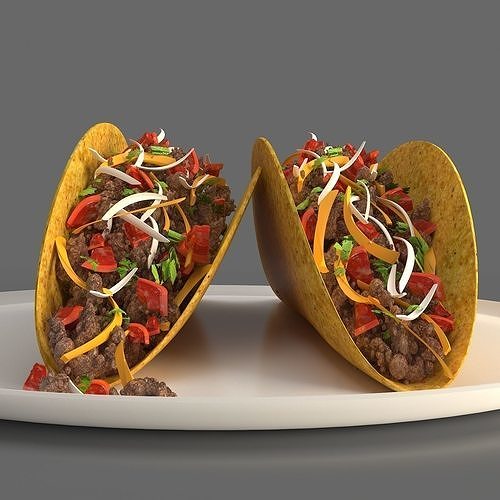 Taco Wraps  3D model 7