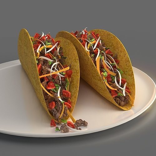 Taco Wraps  3D model 3