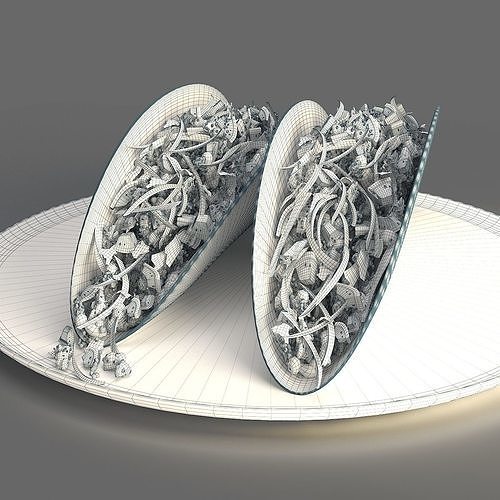 Taco Wraps  3D model 2