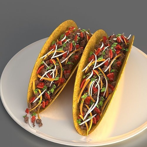 Taco Wraps  3D model 5