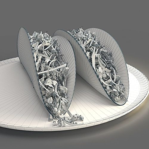 Taco Wraps  3D model 4