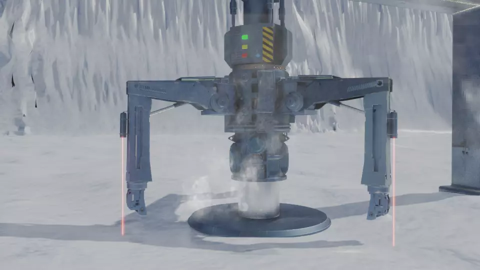 Drilling Machine 3D model_0