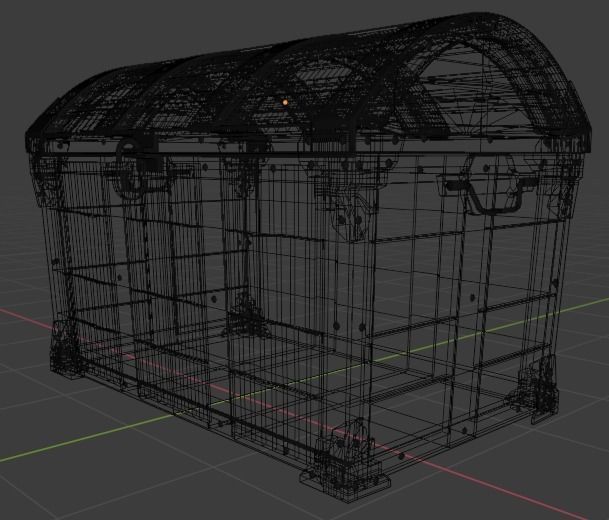 TREASURE CHEST 3D model_2