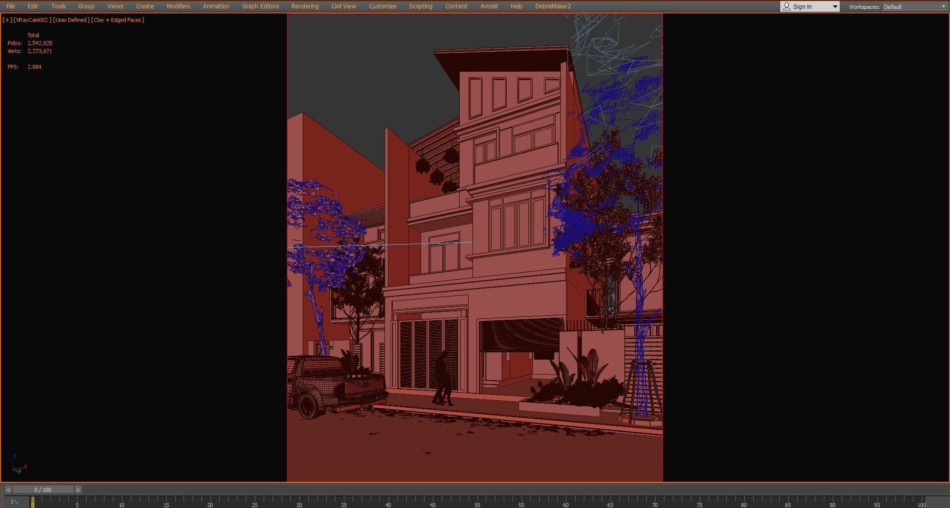 House Exterior 3D model_3