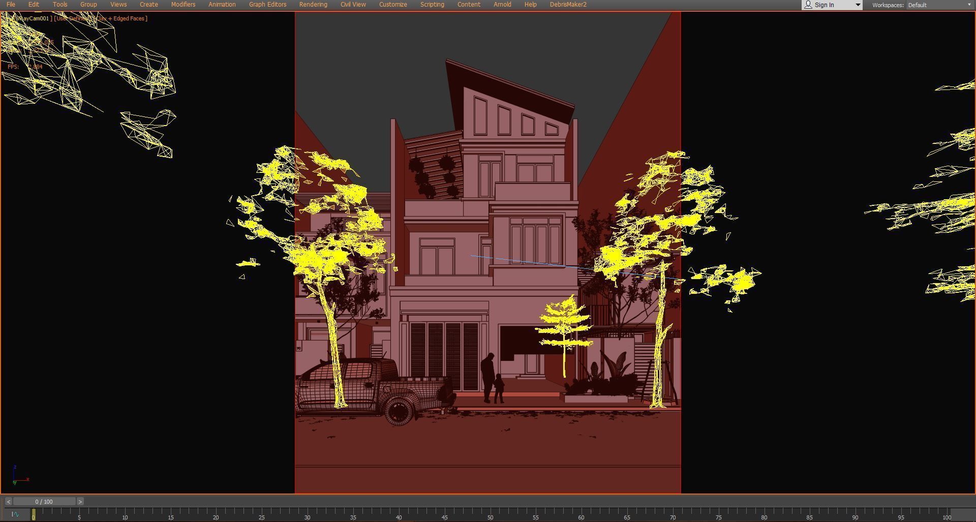 House Exterior 3D model_2