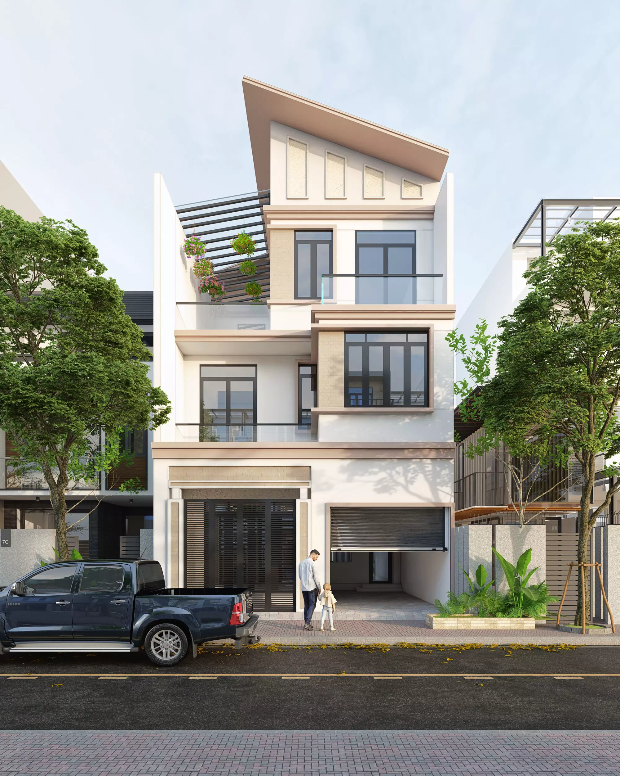 House Exterior 3D model_0