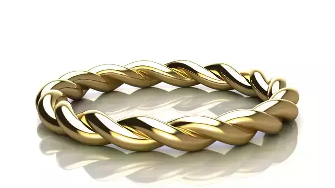 Paveflex Gold Ring 3D print model