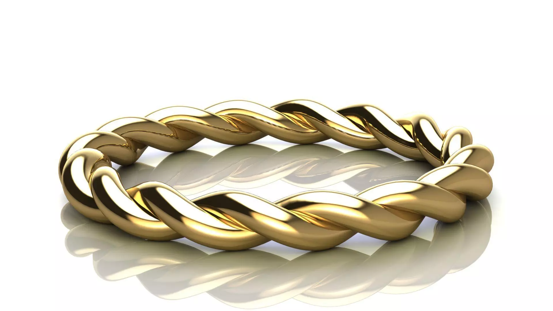 Paveflex Gold Ring 3D print model