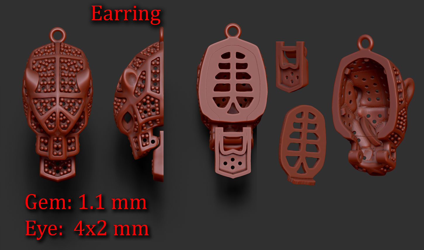 panther triple 3D print model_3