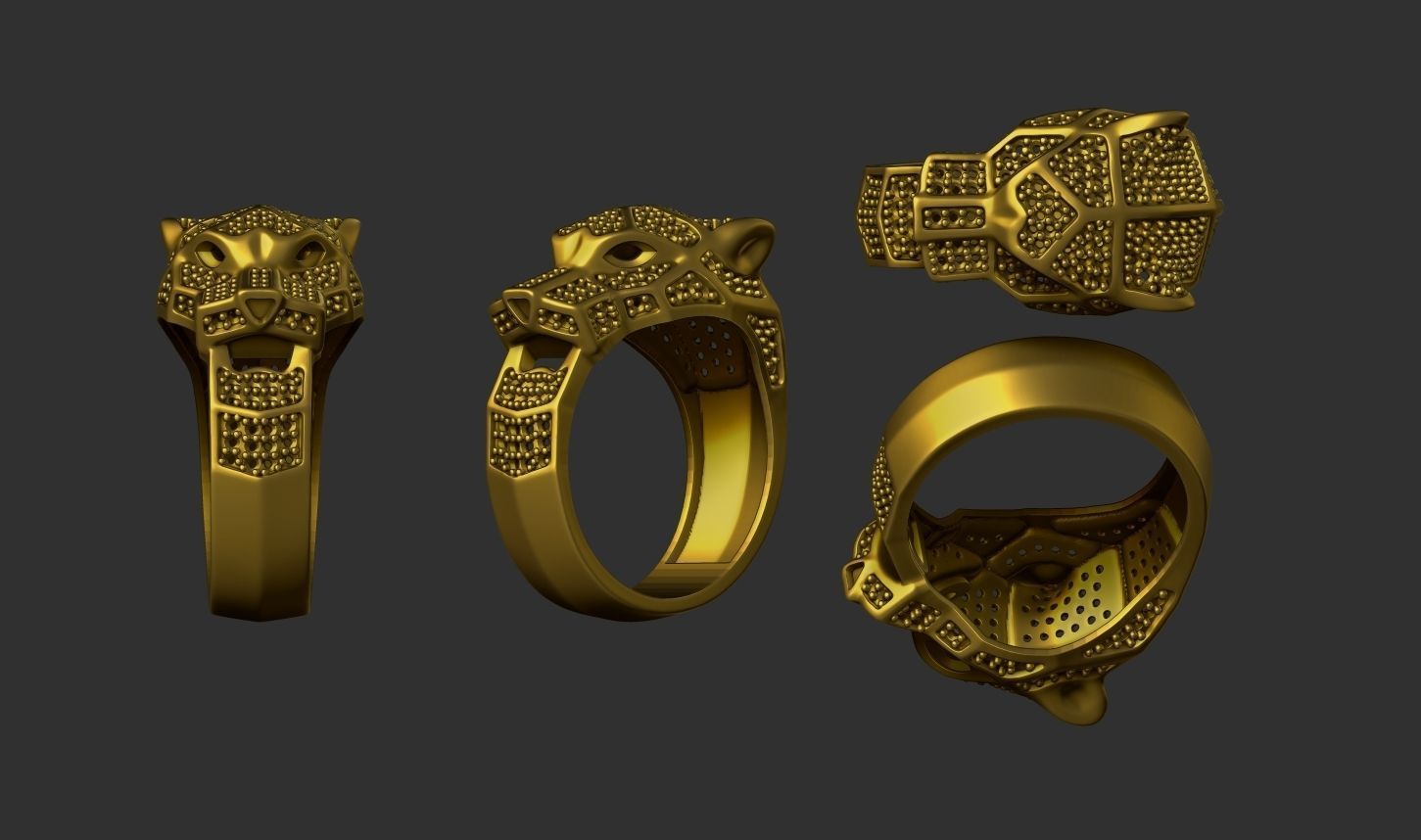 panther triple 3D print model_1