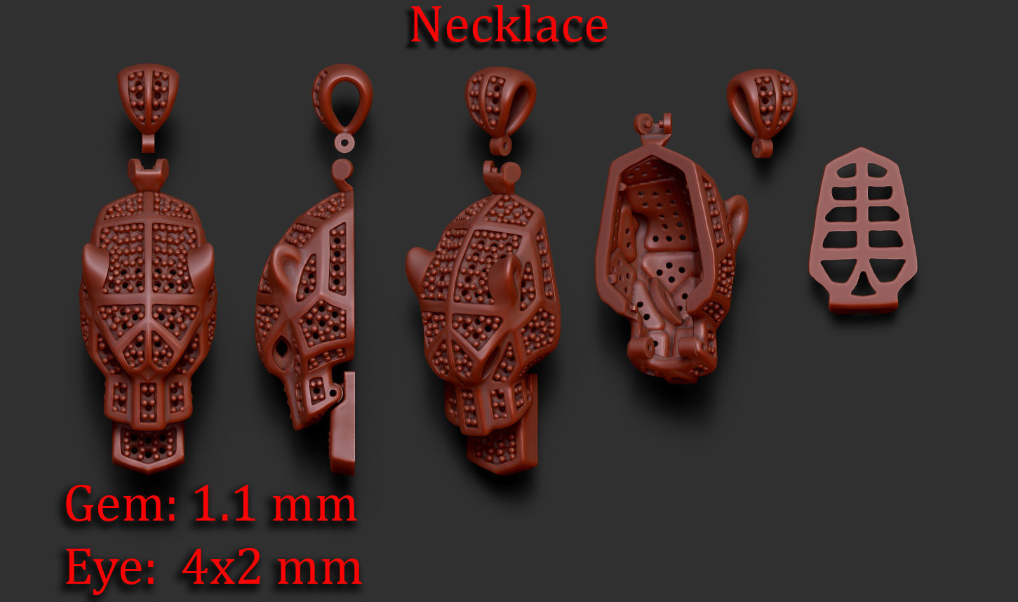 panther triple 3D print model_4