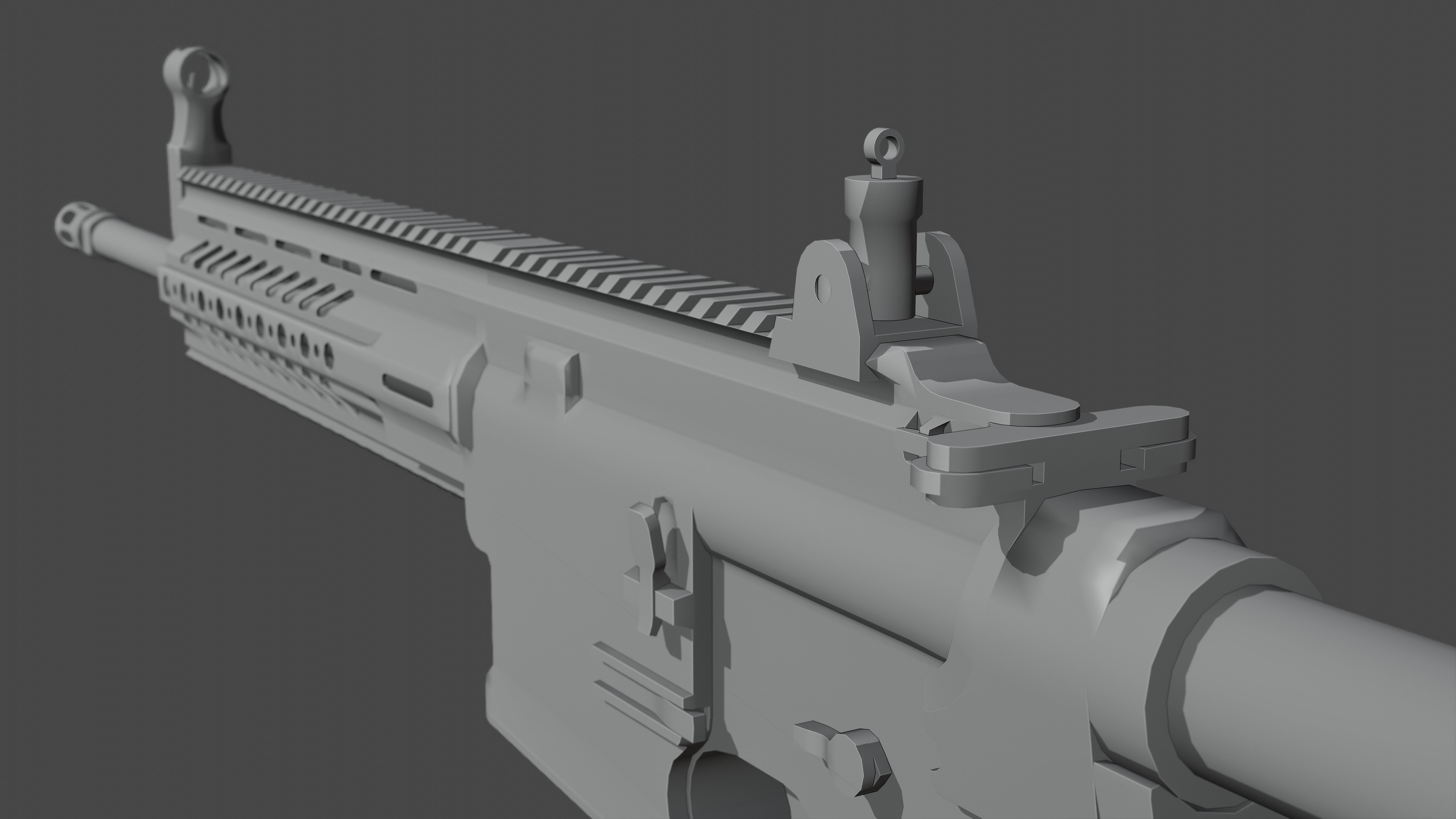 MPT 76 Untextured Rigged Low-poly 3D model_4