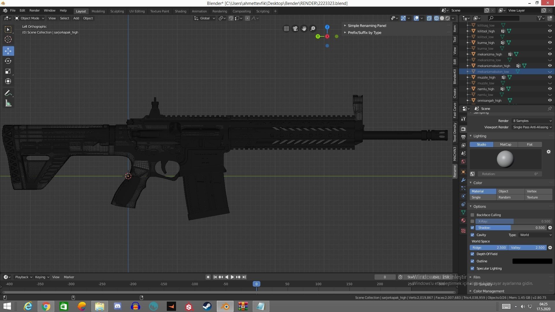 MPT 76 Untextured Rigged Low-poly 3D model_34