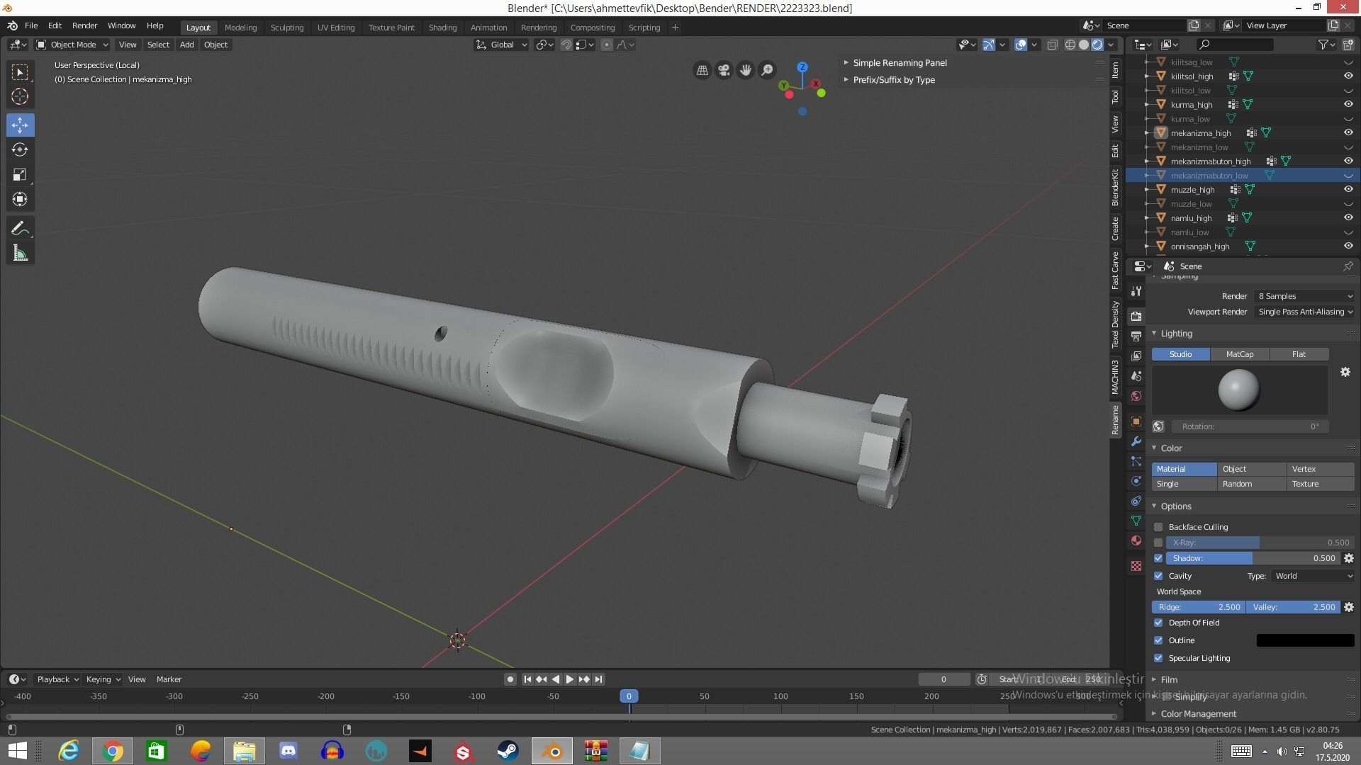 MPT 76 Untextured Rigged Low-poly 3D model_23
