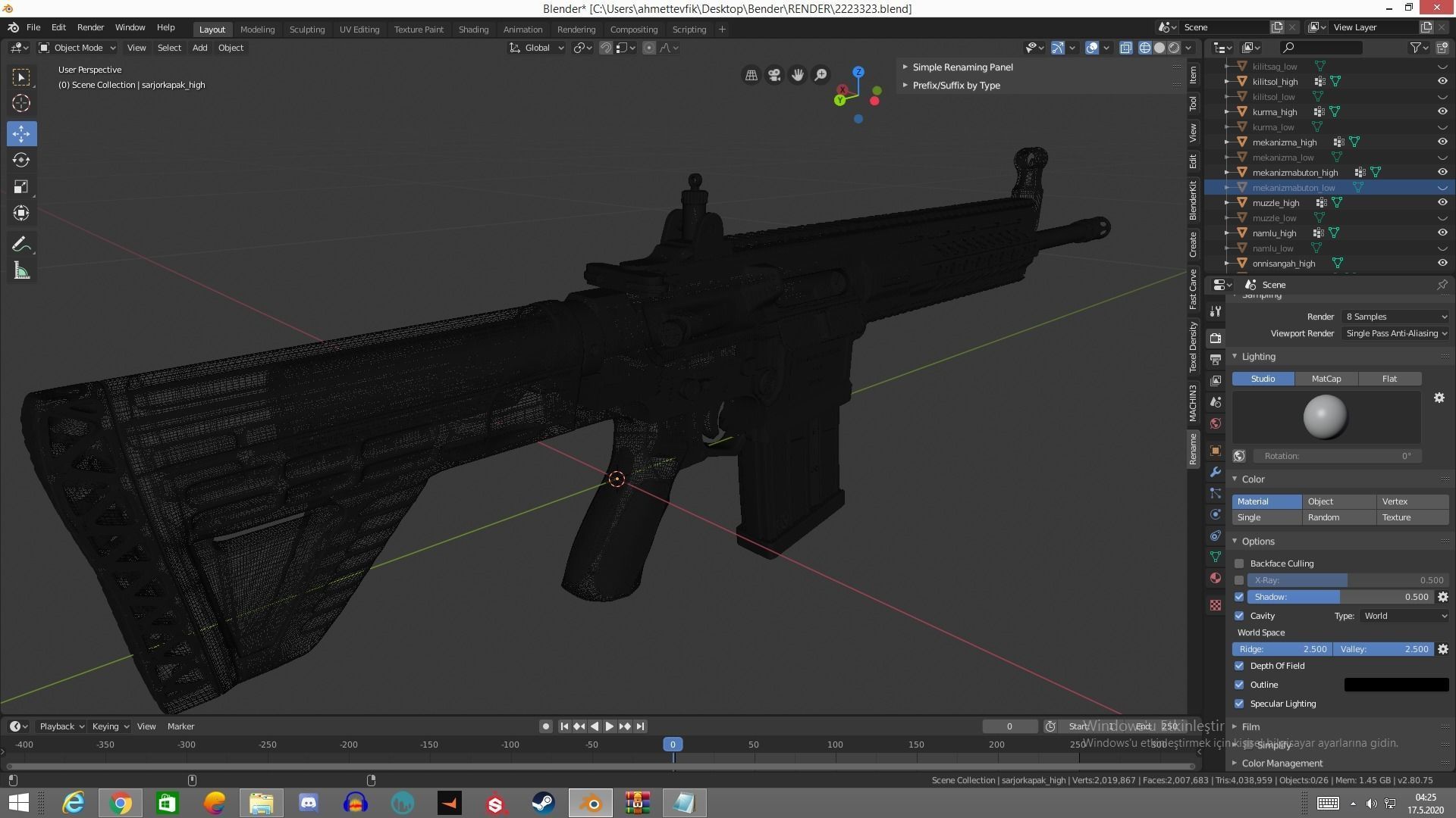 MPT 76 Untextured Rigged Low-poly 3D model_11