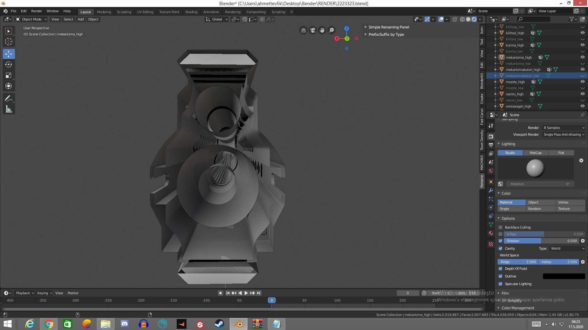 MPT 76 Untextured Rigged Low-poly 3D model_31