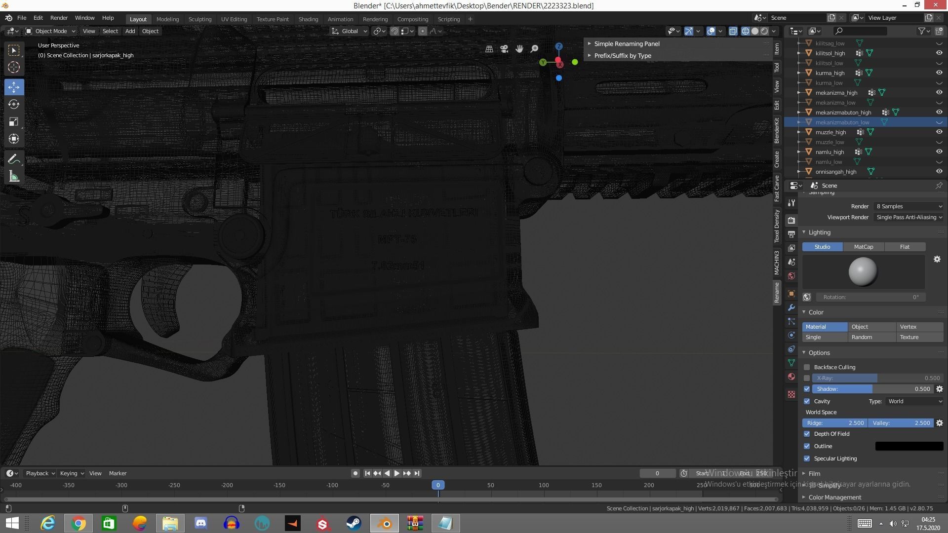 MPT 76 Untextured Rigged Low-poly 3D model_20