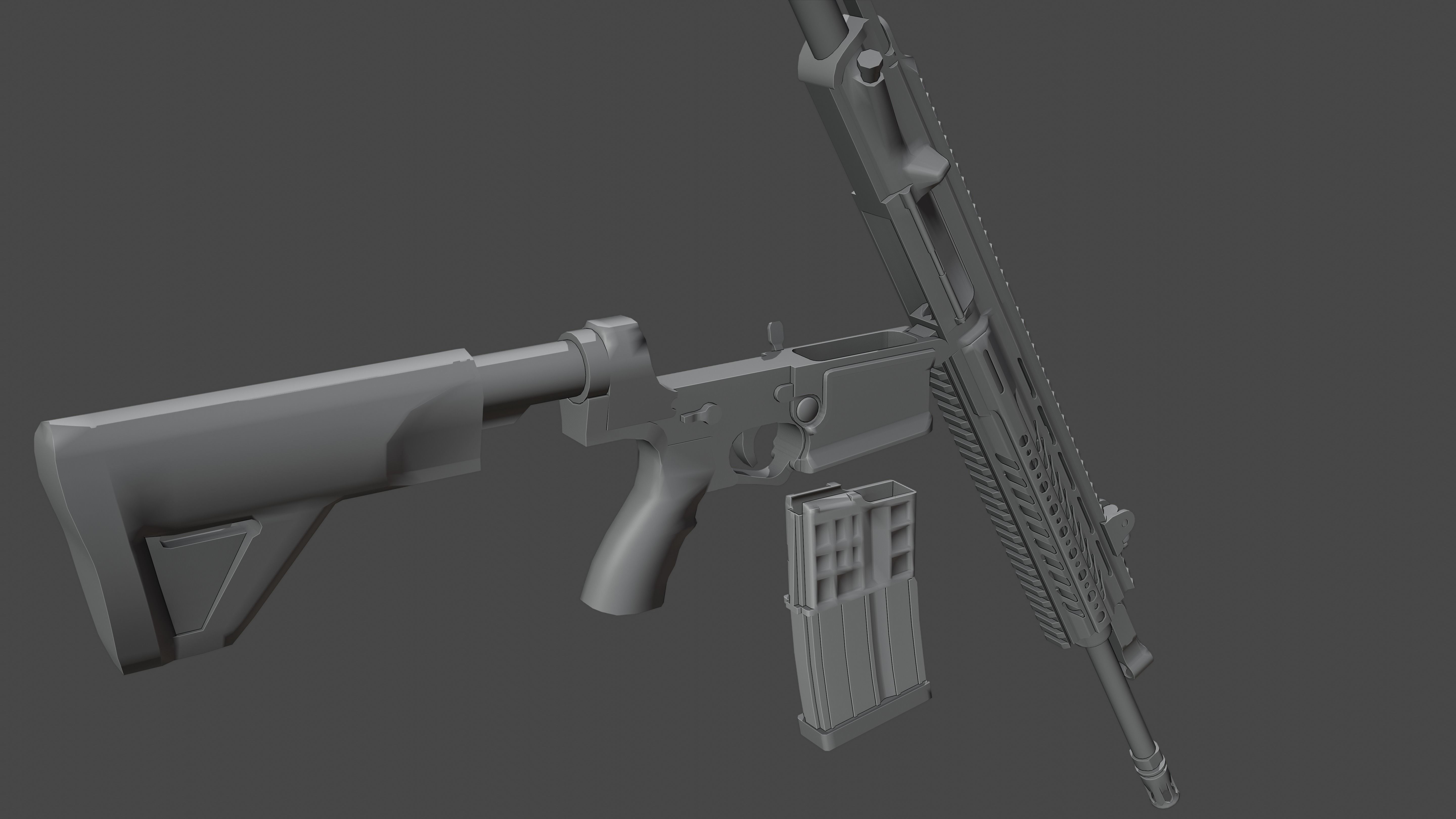 MPT 76 Untextured Rigged Low-poly 3D model_18