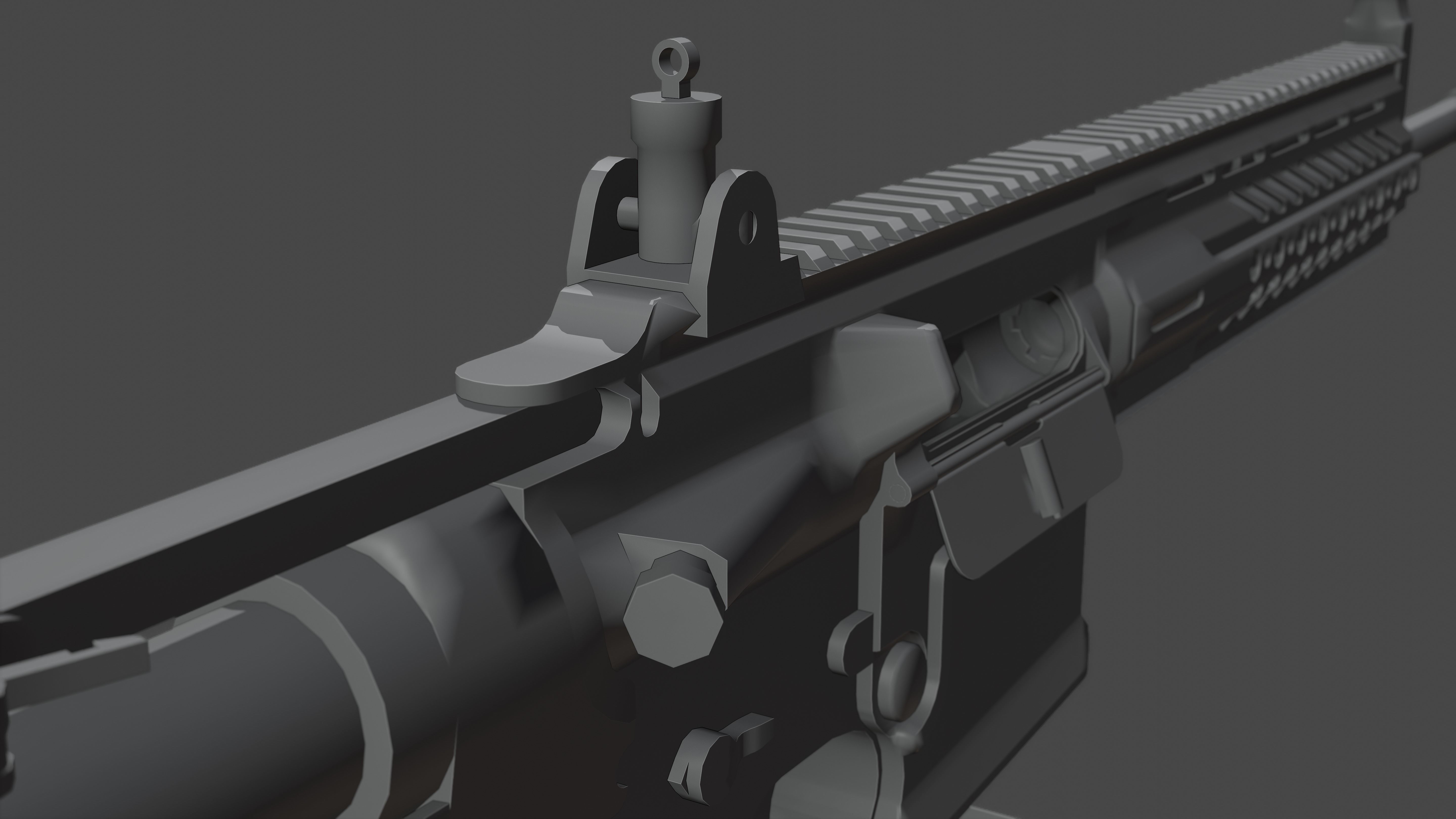 MPT 76 Untextured Rigged Low-poly 3D model_14