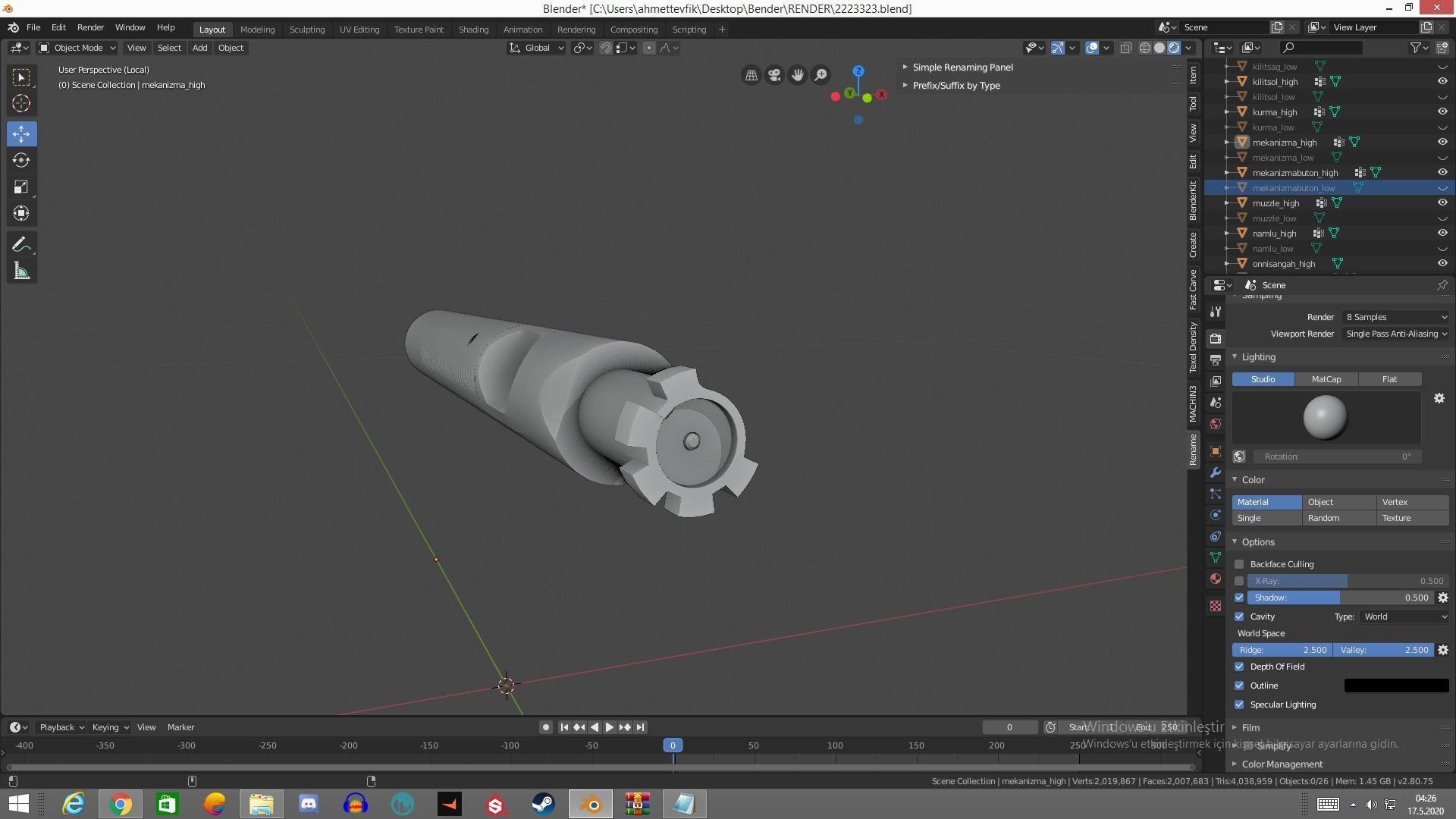 MPT 76 Untextured Rigged Low-poly 3D model_22