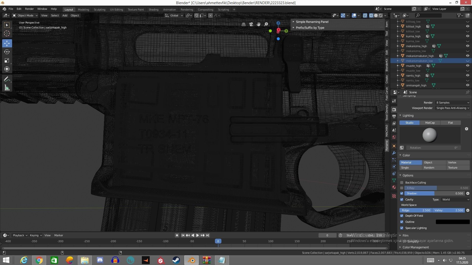 MPT 76 Untextured Rigged Low-poly 3D model_19