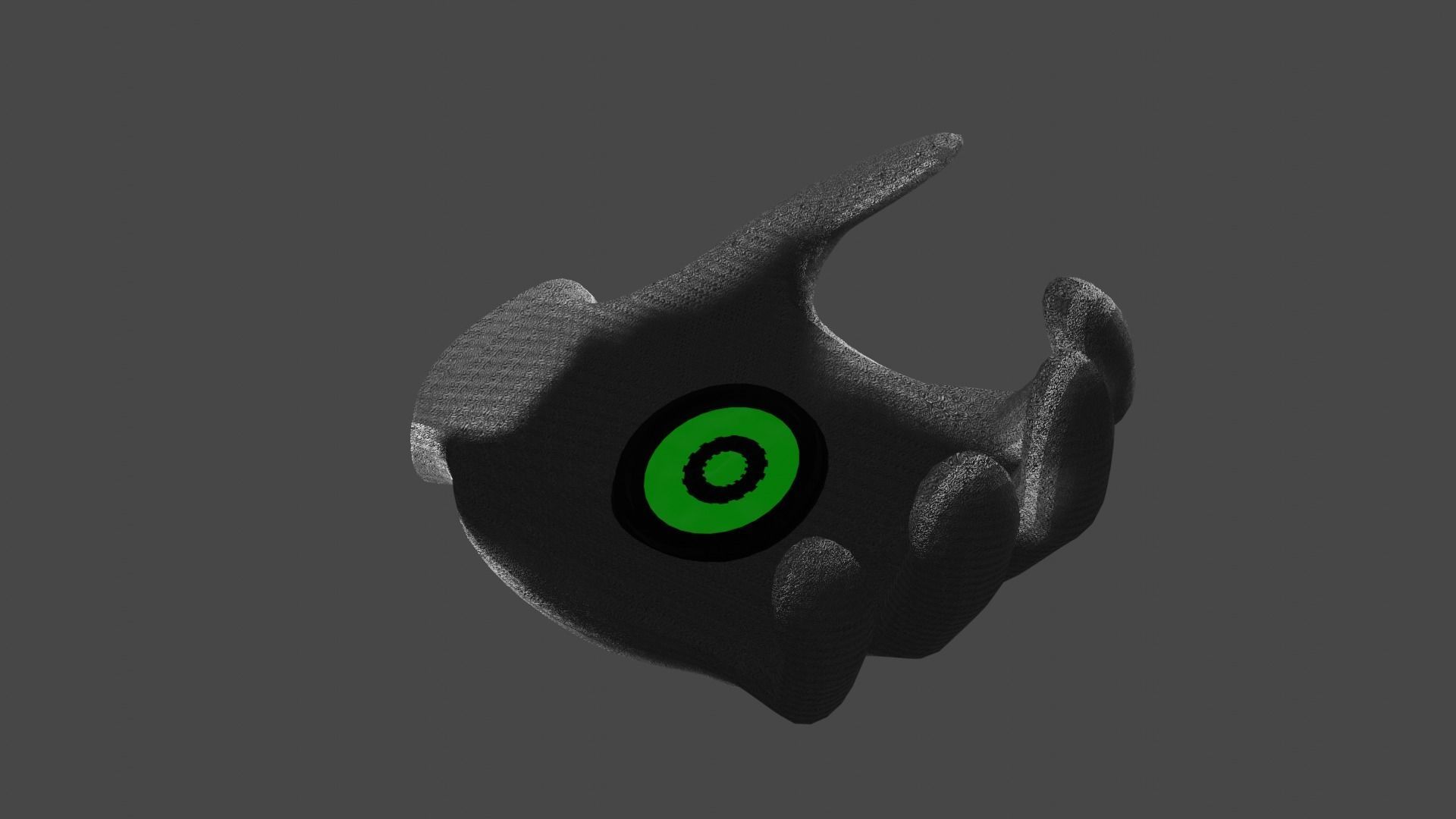 Scifi Electronic Glove  Low-poly 3D model_1