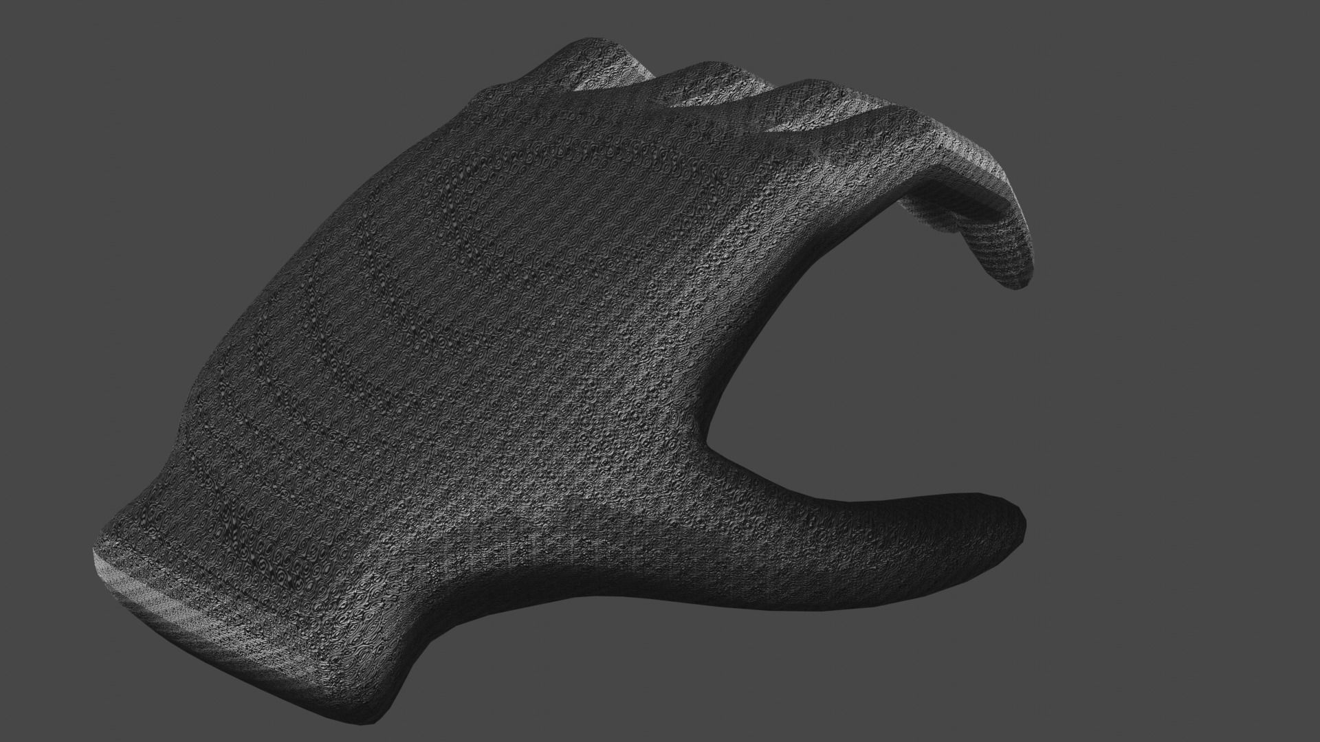 Scifi Electronic Glove  Low-poly 3D model_5