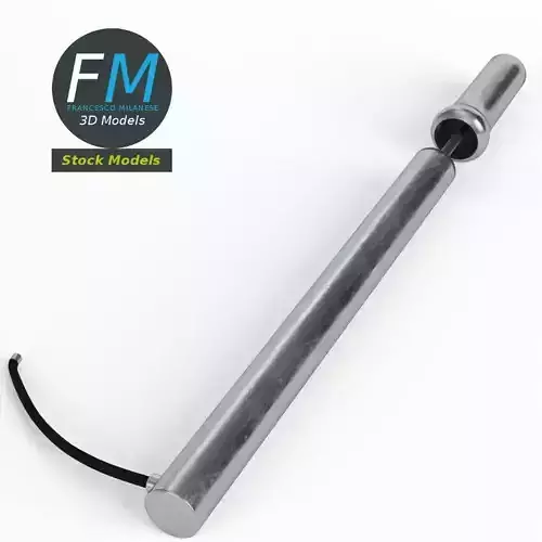 Bicycle pump 3D model Bicycle pump 3D model