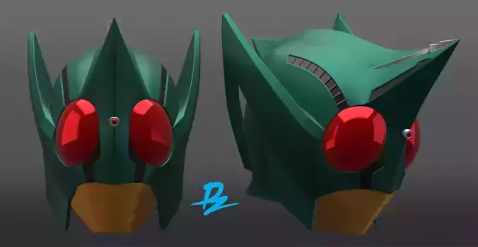 kamen rider Kick Hopper 3D print model