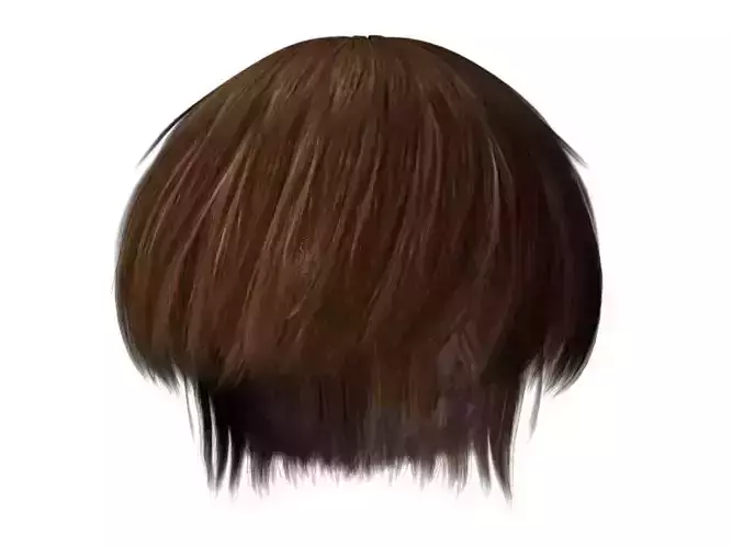 3D Short Hair  Boy 