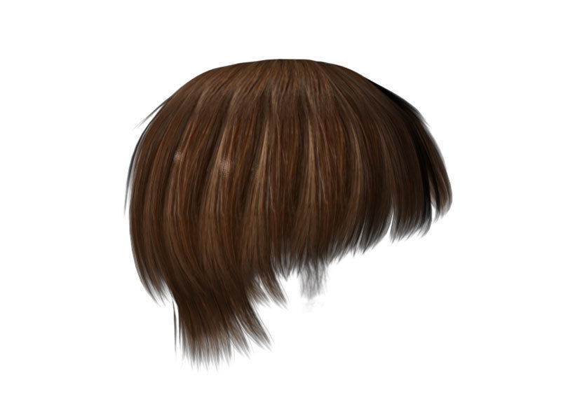 3D Short Hair  Boy  3D model_1