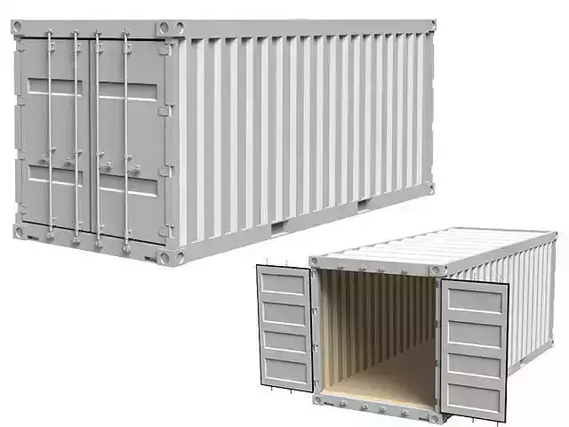 20feet container 3D model