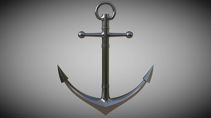 Anchor Low-poly 3D model
